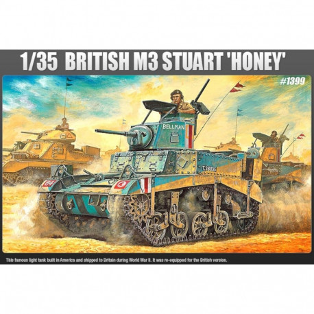Academy mudelikomplekt M3 Stuart Honey