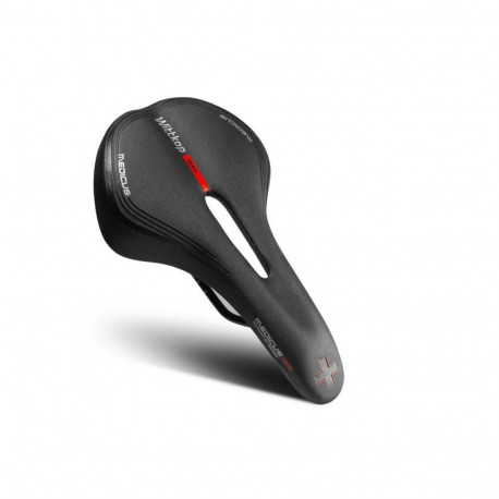 Bicycle Saddle - Wittkop Medicus Twin 4.0 Steel Gel Vinyl 260x170 mm Black