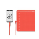 Graphic Tablet - HUION HS611 5080 lpi 258.4 x 161.5 mm Wireless Pen 8192 Levels Red