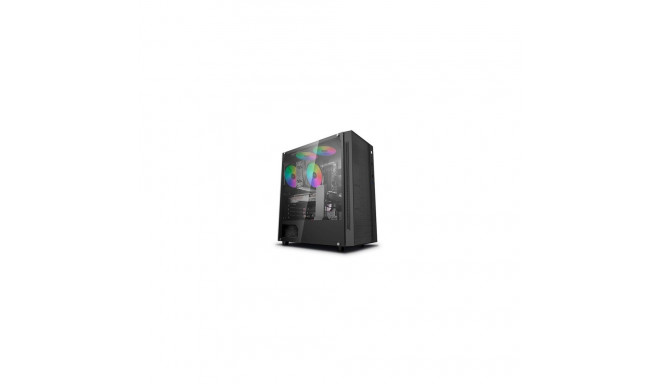 Computer Case - DeepCool Matrexx 55 Mesh Midi Tower ATX EATX Cooling Options Black