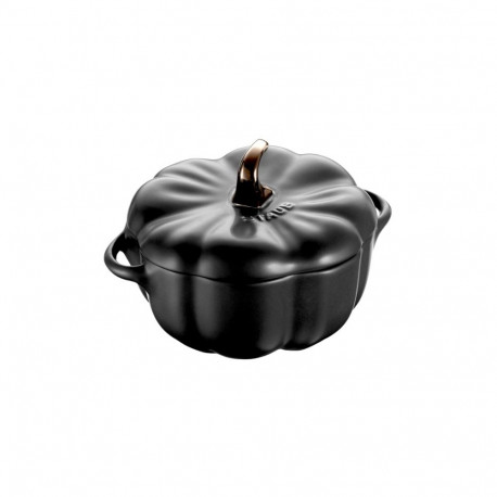 baking Dish - ZWILLING Pumpkin 700 ML Round Ovenproof With Lid Black