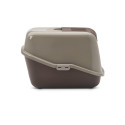 Cat Litter Box - SAVIC Nestor Covered - 56x39x38.5 cm - 1 kg - Grey-Brown