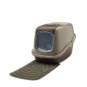 Cat Litter Box - SAVIC Nestor Covered - 56x39x38.5 cm - 1 kg - Grey-Brown