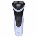 Electric Rotation Shaver - Philips X3003/00 PowerCut Blade System Black, Blue