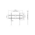 TV Mount - Gembird Wm-90f-01 2.29m Black