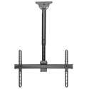 Television Mount - Techly 37-70 Telescopic Ceiling Support for LED LCD TV 50 kg