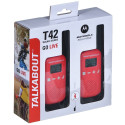 Two-way Radio - Motorola T42 16 Channels Black/red