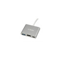 Notebook Dock - Ibox Iuh3cft1 USB 3.2 Gen 1 Type-c Silver