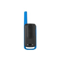 Two-way Radio - Motorola T62 16 Channels 12500 MHz Black/blue