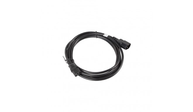 Power Cable - Lanberg CA-C13E-11CC-0030-BK 3m C13 to C14 Black