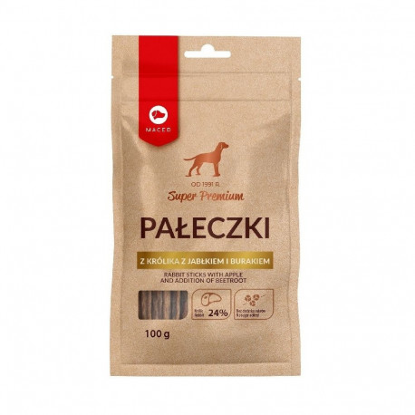 Dog Treat - Maccarabbit Sticks Apple Beetroot Dog Treat 100g