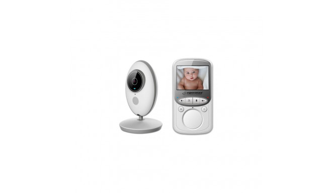 Video Baby Monitor - Esperanza EHM003 2.4" LCD, 50m Range, Night Vision, White