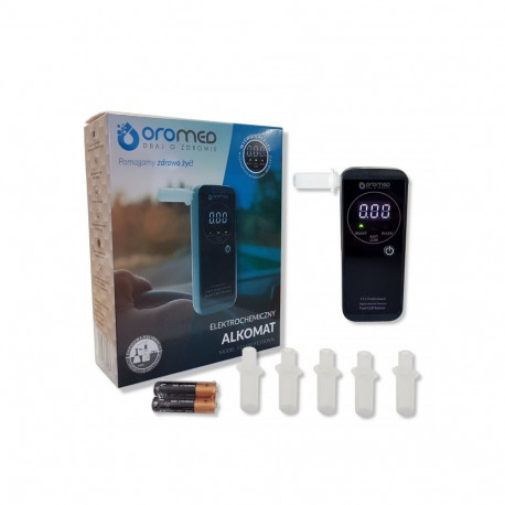 Alcohol Tester - Oromed F11 Electrochemical Sensor 0-4% BAC Black