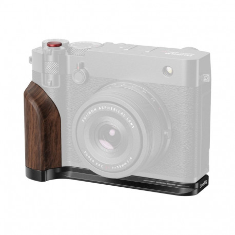 SmallRig 5266 L-Shape Mount Plate with Wooden Handle for FUJIFILM GFX100RF Black