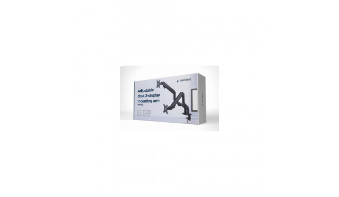Gembird MA-DA2-02 monitor mount / stand 81.3 cm (32&quot;) Desk Black
