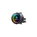 Azza LCAZ-360C-ARGB computer cooling system Processor Liquid cooling kit 12 cm Black 1 pc(s)