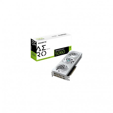 GIGABYTE GeForce RTX 5060 AERO OC 8G Graphics Card - 8GB GDDR7, 128bit, PCI-E 5.0, 2595 MHz Core Clo