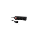 Gembird EG-PSU3F-01 surge protector Black 3 AC outlet(s) 230 V 0.6 m