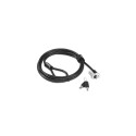 Lenovo 4XE1L51710 cable lock Black 1.8 m