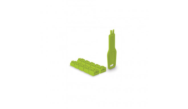 Lindy RJ45 Port Locks Green, 10x + 1 Key