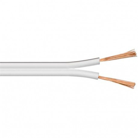 Goobay Speaker Cable white CCA, 100m