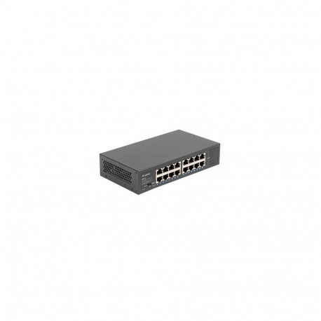 Lanberg RSGE-16 network switch Unmanaged Gigabit Ethernet (10/100/1000) 1U Black