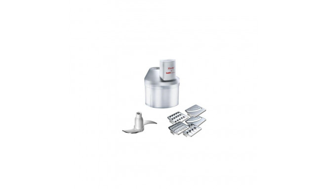 Bamix SliceSy electric grater/spiralizer Grey, Transparent