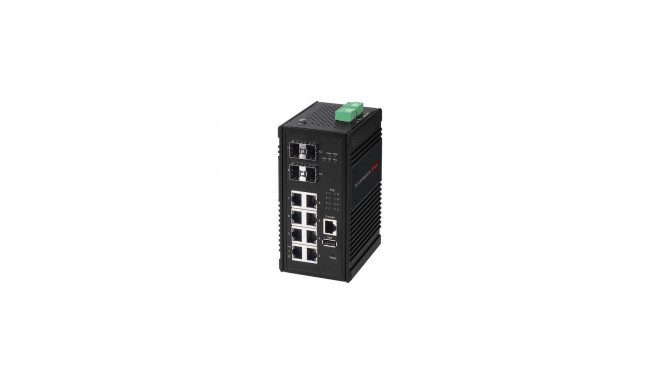 Edimax IGS-5408P network switch Managed Gigabit Ethernet (10/100/1000) Power over Ethernet (PoE) Bla