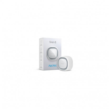 Z-Wave Siren 6 Wireless siren Indoor/outdoor White