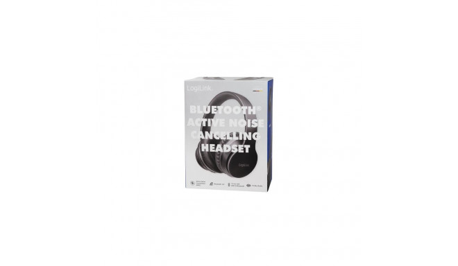 LogiLink BT0053 headphones/headset Wireless Head-band Music Bluetooth Black