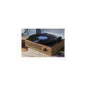 Technaxx TX-186 Belt-drive audio turntable Black, Wood