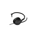 Jabra Evolve2 50 Headset Wired Head-band Office/Call center USB Type-C / USB Type-A Bluetooth Black