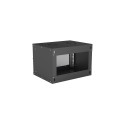 Intellinet 19&quot; Network Cabinet - Wall Mount (Basic), 6U, 400mm Deep, Black, Flatpack, Max 5