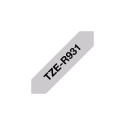 Brother TZE-R931 label-making tape Black on silver