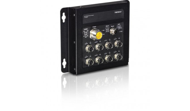 Trendnet TI-TPG80 network switch Managed Power over Ethernet (PoE) Black
