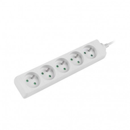 Lanberg PS0-05E-0150-W power extension 1.5 m 5 AC outlet(s) Indoor White