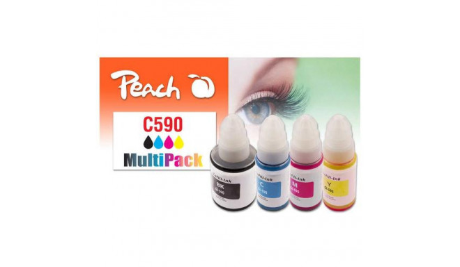 Peach PI100-440 ink cartridge 4 pc(s) Compatible Black, Cyan, Magenta, Yellow