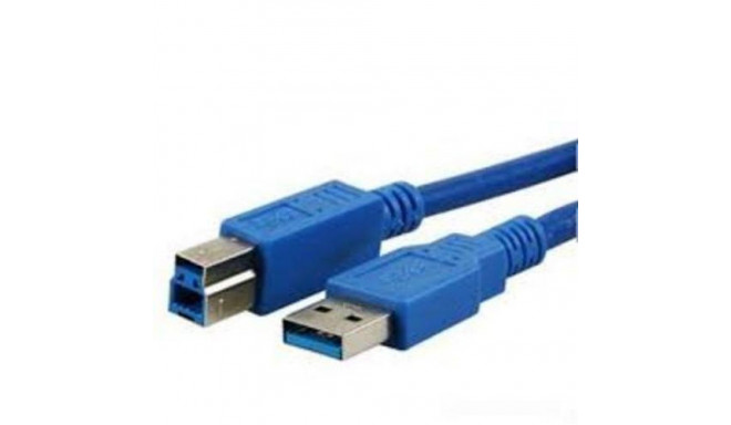 MediaRange MRCS150 USB cable 5 m USB 3.2 Gen 1 (3.1 Gen 1) USB A USB B Blue