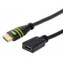 Techly HDMI High Speed with Ethernet Extension Cable 4K 30Hz M/F 1.8 m