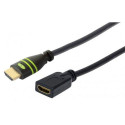 Techly HDMI High Speed with Ethernet Extension Cable 4K 30Hz M/F 1.8 m