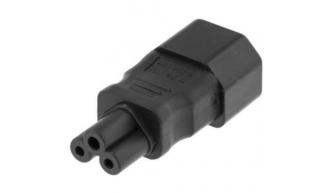 Deltaco DEL-1011 power plug adapter C14 Black