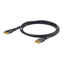 Proel CHLP250LU3 audio cable 3 m 2 x RCA Black