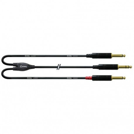 Cordial CFY 6 VPP audio cable 6 m 2 x 6.35mm 6.35mm Black