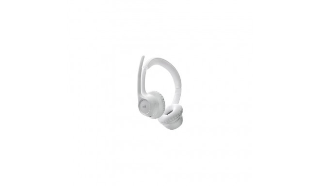 Logitech 981-001417 headphones/headset Wireless Head-band Office/Call center Bluetooth White