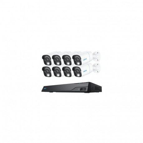 Reolink NVS16-8MB8 - 4K Security System, 16-Channel NVR, 24/7 Recording, Person/Vehicle/Animal Detec