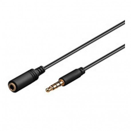 Goobay 5m 3.5mm audio cable Black