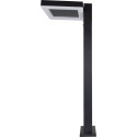 REV LED Solar Floor Lamp Square black                2023001400