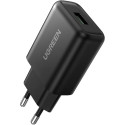 UGREEN USB-A QC 3.0 18W Seinalaadija-EU Must
