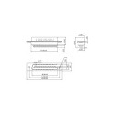 Connector Canon 25M for cable