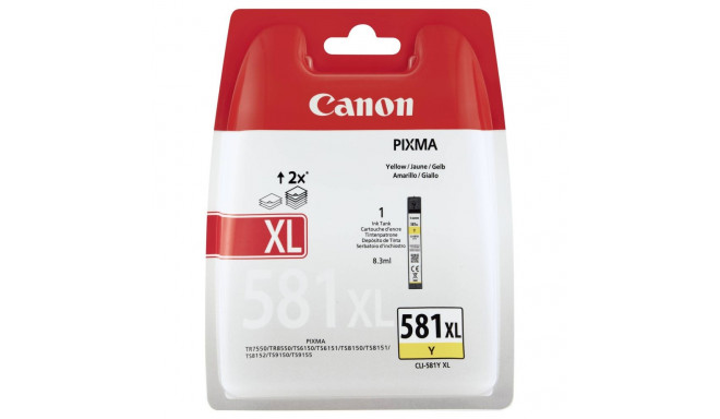 Canon Ink CLI-581 CLI581 kollane XL (2051C001)